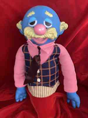 Vintage Rue SESAME STREET Professor Hastings Vicma Hand Puppet 1970â??s Jim Henson