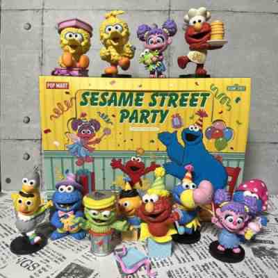 Popmart Sesame Street 12 Body Set Party Series Figure limited edition