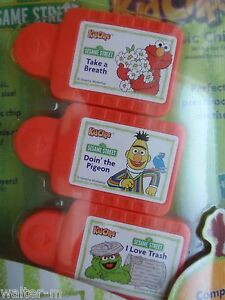 Elmo + Bert + Grouch ~ SESAME STREET ~ 3 pack KID CLIPS music song