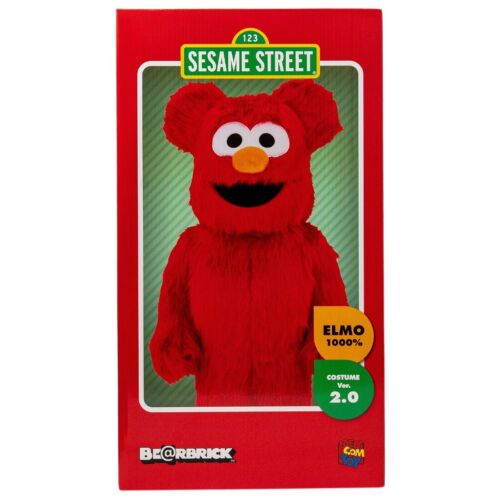 Medicom Sesame Street Elmo Costume Ver. 2.0 1000% Bearbrick Figure red