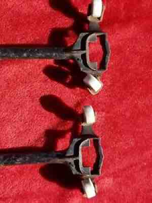 Antique 6 wheel Sewing Machine Caster on frame RARE Patent 4-1-1879-Sloan Co