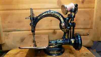 Antique Hand Crank Willcox Gibbs sewing machine. RESTORED 1879
