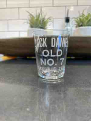 Very Rare Pre Prohibition Jack Daniel's Old No 7 Whiskey Shot Glass Nashville TN