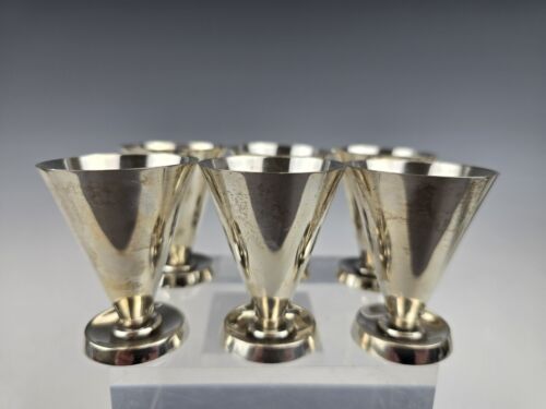 MCM Kurt Eric Christoffersen International Sterling Silver Shot Glasses 274g TW