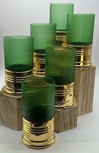 Trader Vic's | Sure Shot | Shotgun Shell Glasses. Set Of 6. By Imperial Glass.