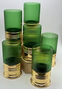 Imperial Glass for Trader Vic's | Big Shot | Shotgun Shell Glasses. Set Of 6.