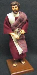 Simpich Character Doll Nativity Figure JOSEPH 2001 with Manger Straw Mint in Box