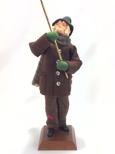 Simpich Character Doll 2003 Victorian Christmas Caroler Lamplighter Art Doll