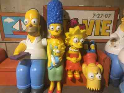 Life Size The Simpsons Movie Theater Display Statues