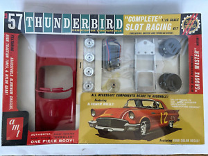 AMT '57 Thunderbird 1/24 scale slot car kit, plus Revell Cobra & Sears Chaparral