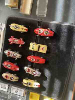 10 Aurora HO Scale Slot Cars All Originals