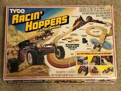 VINTAGE TYCO RACING HOPPERS SLOT CAR SET 6225 100% COMPLETE w/BOX & FULLY TESTED