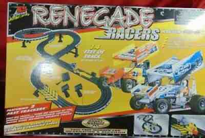 LL Renegade Racers Sprint Car Racing Set 2 Fast Trackers HO Scale Slot Cars NEW
