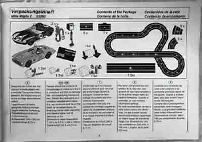 Carrera Evolution Mille Miglia Racing Tracks Slot Car Set with Extra Track and A