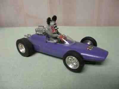 RARE 1960's Revell Mr. Rat Fink in Purple Lotus Ford Slot Car