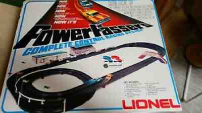 Vintage 1977 Lionel Racing Power Passers Electric Toy Slot Car Set NM-4 Cars