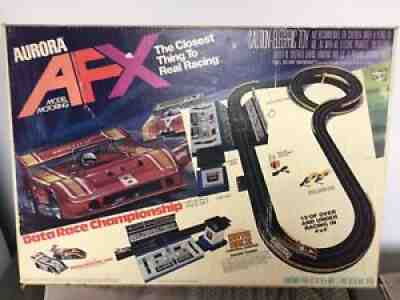 AURORA AFX DATA RACE CHAMPIONSHIP SET NEAR MINT CONDITION Ready To Race!