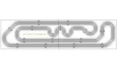 Custom HO Routed Slot Car Track KIT 4 Lane 4x16 Viper V1 AFX Tyco BSRT Wizzard