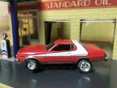 CUSTOM AW 4 Gear 72 Ford Grand Torino Starsky & Hutch HO SLOT CAR Tyco Aurora