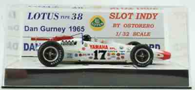 Ostorero Lotus Type 38 - Dan Gurney - 1965 Indy 500 1/32 Scale Slot Car ODG 102