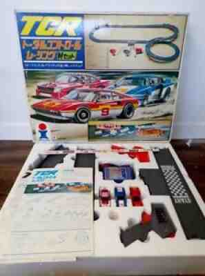 Vintage 70's Ideal TCR Slotless Jam Car Super Giftset MIB AFX Tyco
