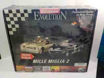 Carrera Evolution 1000 Mille Miglia 2 25560 Slot Car Race Track Set Complete