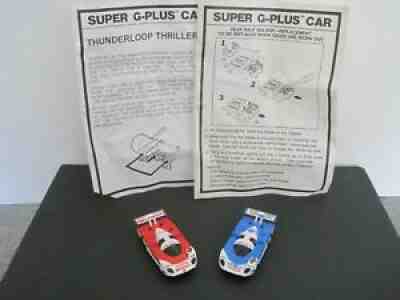 2 Vintage Minolta Denso Toyota #36 #38 Tyco AFX Tomy Super-G-Plus Slot Cars