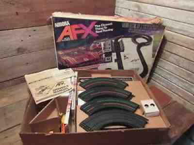Aurora AFX Classic Data Race Championship HO Race Set In Box With Slot Cars
