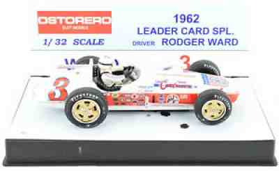 Ostorero Watson Offenhauser - Rodger Ward - 1962 Indy 500 1/32 Slot Car ODG 180