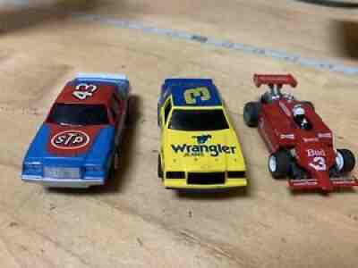Ten Slot Cars Included Tyco Wrangler #3 GM Stock Car 440x2 #8901 1988-'89