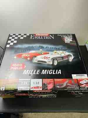 Rare Carrera Evolution 1000 Mille Miglia 25502 Slot Car Race Track Set NIB