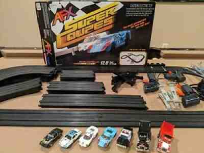 RARE Tomy Racemasters AFX Super Coupes HO Slot CarÂ Set - Complete with track