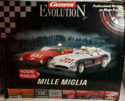 Carrera 1:32 Evolution Slot Car Track with Electronic Lap Counter