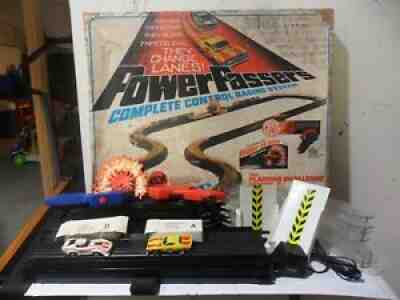 1977 Lionel Power Passers The Flaming Challenge HO Slot Cars Set Untested USED