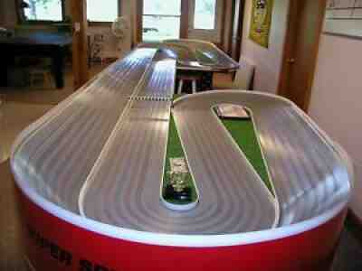 Custom Sabatona Famous 6 Lane HO Slot Car Track AFX Tyco Wizard BSRT