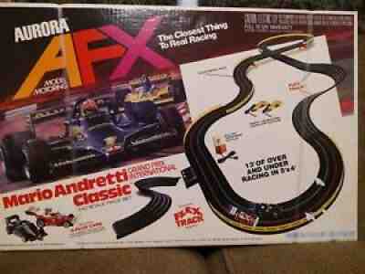 AFX AURORA SET SEALED. MARIO ANDRETTI CLASSIC GRAND PRIX INTERNATIONAL NEW