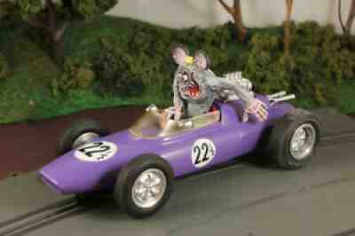 1/24 Scale Revell Rat Fink in his Lotus Ford Slot Car PLEASE READ DESCRIPTION