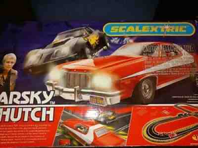 Starsky and Hutch scalextric 1/32 slot cars set! Super rare.