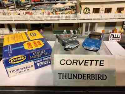 METALIC SILVER! VINTAGE AURORA VIBRATOR CORVETTE CONVERTIBLE!! "RARE"