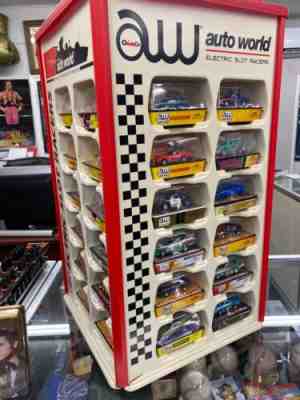 LOT 51-NOS/ AUTO WORLD  Collection SLOT CARS/ WITH STORE DISPLAY