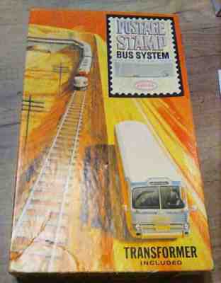 N SCALE AURORA /FALLER POSTAGE STAMP BUS SYSTEM BOXED SET & MUCH MORE!