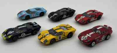AFX Tomy Mega G 1.5â? Collectors Set FORD GT 40 MK II  CLEAR  Daytona Coupe Mint