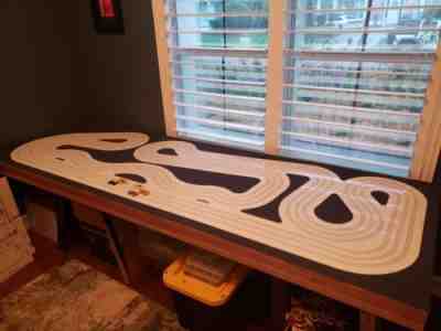 VIPER SCALE RACING Custom Routed HO Slot Car Track 3x9 3 Lane AFX Tyco Tomy