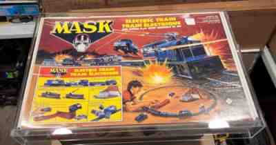 **RARE** TYCO MASK M.A.S.K. TRAIN SET 100% Complete New in Opened Original Box
