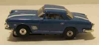 Aurora TJet Maserati, Blue with White Stripe Slot Car #1367