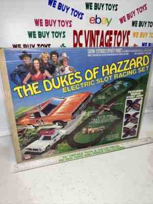 Vintage 1981 TV SHOW DUKES OF HAZZARD IDEAL TCR SLOT CAR SETÂ  NEW Sealed ð??¥