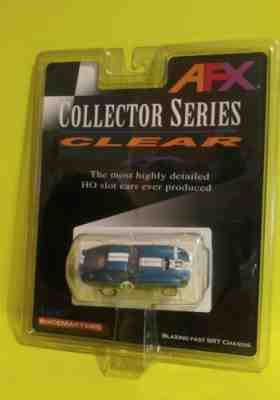 AFX SHELBY DAYTONA #13 VERYRARE COLLECTOR CLEAR SRT MEGA G MOC NICE QUALITY CARD