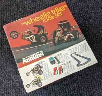 AURORA WHEELIE TRIKE SET 1971 New Old Stock SEALED IN BOX MINT CONDITION