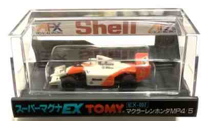 RARE Tomy EX-07 AFX Super G+ McLaren F1 Marlboro Indy #27 HO Slot Car Japan NMIB