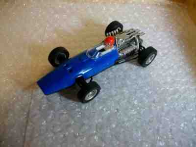 Scalextric EXIN Honda C-36 2nd Series Dark Blue Chassis Black Round Frame